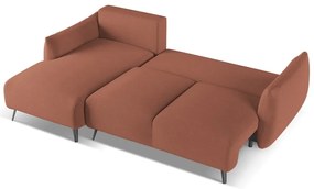 Rózsaszín sarokkanapé (bal oldali) Malie – Makamii