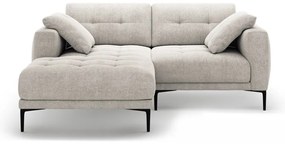 Bézs sarokkanapé (bal oldali-heverő résszel) Bemy – Micadoni