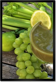 Poszterek keretben 40x60 Zöld gyümölcs mousse