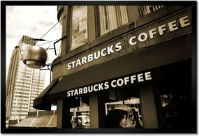 Poszterek keretben 60x40 Starbucks Coffee Sepia