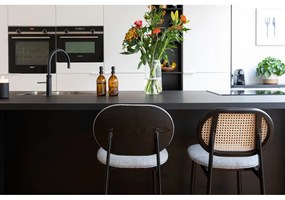 Fekete-világosszürke bárszék 94 cm Spike – Zuiver