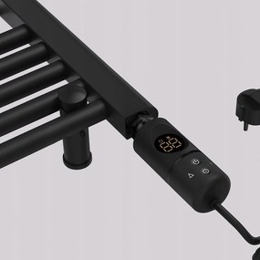 Arceno Elektromos Fürdőszobai Radiátor ZET300WCZM 300W 500 x 400 Fekete Matt