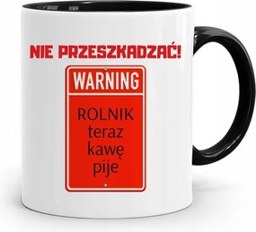 Gazdálkodóknak Fekete Bögre Ne Zavarj! Ajándék fényképes nyomattal