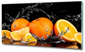 Fali üvegkép Narancs és víz osh-89166041