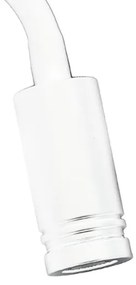 LED flexibilis fali lámpa USB-vel BASE 1xLED/8W+1xLED/2W/230V fehér/ezüst