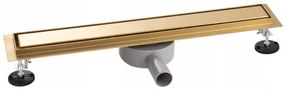 Gamma zuhanylefolyó / zuhanyfolyóka - arany - 60 cm