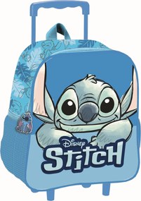Disney Lilo és Stitch, A csillagkutya Smile gurulós ovis 3D hátizsák, táska 32 cm