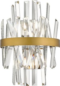 Constantinople fali lámpa arany kristályokkal 2xG9 28W Zuma Line