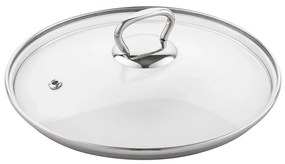 Emaille pot with lid, 3.3 l, black