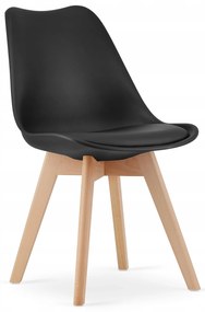 Étkező szett 1 + 4, MADO asztal 120x80 fehér + BALI MARK székek fekete