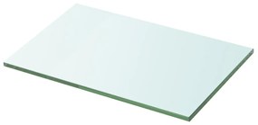 Átlátszó üvegpolc panel 20x30 cm