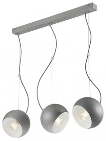 Csillár zsinóron INEZ 3xE27/60W/230V szürke