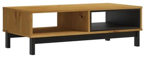 FLAM tömör fenyőfa dohányzóasztal 100 x 50 x 32,5 cm