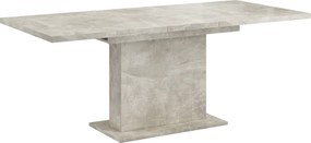 Kihúzható étkezőasztal, beton, 160-200x90 cm, BOBA