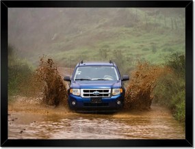 Poszter keretben 40x30 Kék Ford Off-Road
