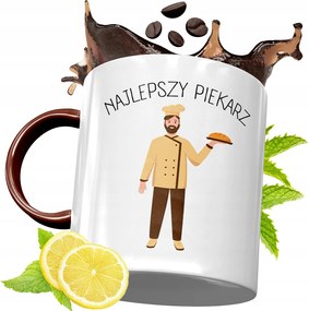 Bordó Bögre Péknek Születésnapra Ajándék fényképes nyomattal