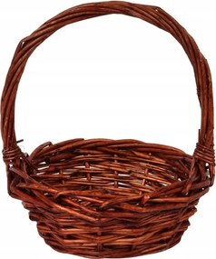 Natúr húsvéti kosár karácsonyra 18cm Karácsonyi kompozíciókhoz