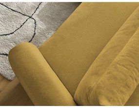 Okkersárga sarokkanapé Aden – Bobochic Paris
