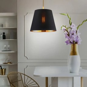 Csillár zsinóron ELENA 1xE27/20W/230V fekete