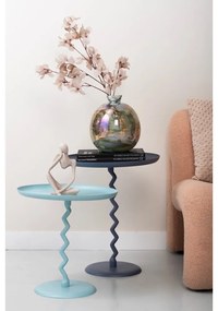 Fém kerek tárolóasztal ø 44 cm Zig Zag – Leitmotiv