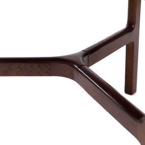 MAZZONI EXPORT BELLUNO Natúr Dió (Sötétbarna) - FA DOHÁNYZÓASZTAL Ø65 cm KEREK MODERN CLASSIC