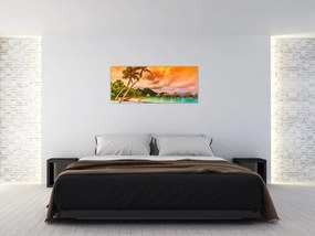 Kép - Bora Bora szigete (120x50 cm)