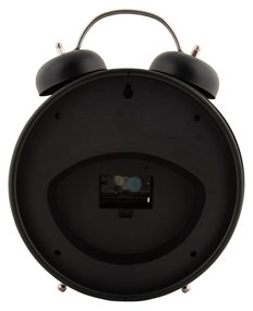 Karlsson 6019BK dizájner asztali óra/ébresztőórafekete, átmérő: 30 cm