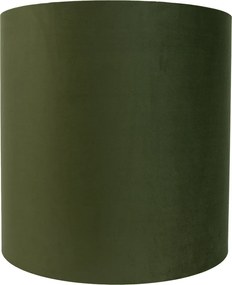 Bársony lámpaernyő zöld 40/40/40 arany belsővel