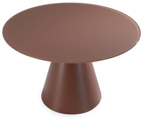 Kerek étkezőasztal üveg asztallappal ø 120 cm Vida – MOME