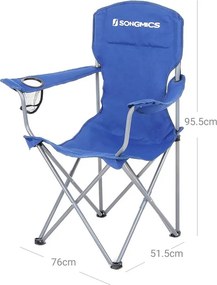 NOMAD kempingszékek, 2 db-os szett, kék SongmicsHome