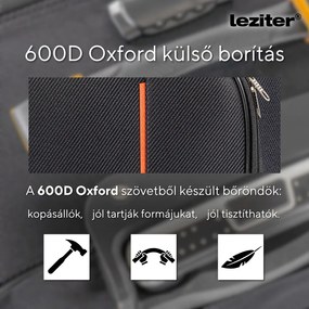 TraveLux light nagy bőrönd puha 76x50x29 cm fekete