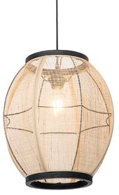 Keleti függőlámpa barna 35 cm - Rob