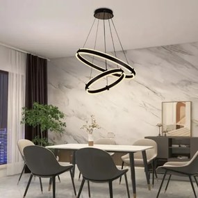 LED állítható fényerejű csillár kábellel LED/140W/230V 3000-6500K + DO