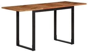 tömör akácfa fa étkezőasztal 140 x 70 x 75 cm