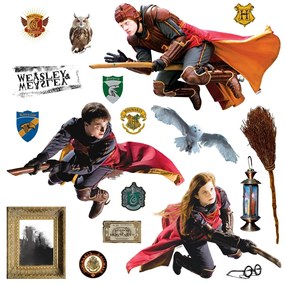 Harry Potter Kviddics öntapadó dekoráció, 30 x 30 cm