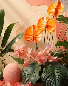 Poszter 40x50cm Narancssárga Paradicsom