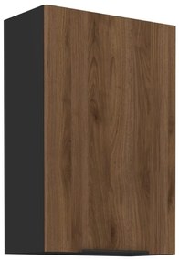 Felső konyhaszekrény Monzesa 60 G 90 1F (okapi dió + fekete) . 1096952
