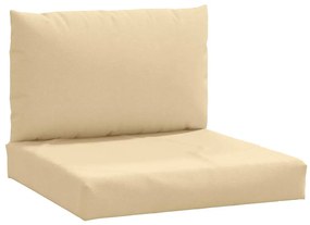 2 db melange bézs szövet raklappárna