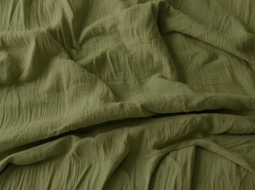 Muszlin ágynemű MOELLIN világos olíva Ágyneműhuzat mérete: 70 x 90 cm | 140 x 200 cm