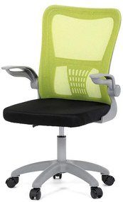 Gyerekszék állítható magassággal, zöld hálós háttámlával. KA-K2008 GRN