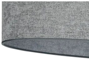 Duolla - Csillár zsinóron OVAL 2xE27/15W/230V szürke