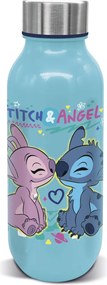 Disney Lilo és Stitch, A csillagkutya Love műanyag kulacs csavaros kupakkal 640 ml