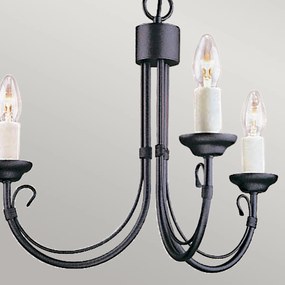 Elstead klasszikus csillár chartwell fekete elsch3-black
