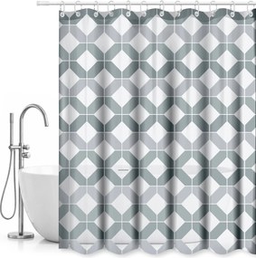 Zuhanyfüggöny Fürdőkádhoz Zuhanykabin Függöny 180 x 180 cm