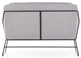 Kétüléses Soft II XL, szürke / fekete