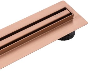 Balneo Slim &amp; Low ProLine Copper lineáris lefolyó 70 cm A0401090201-2
