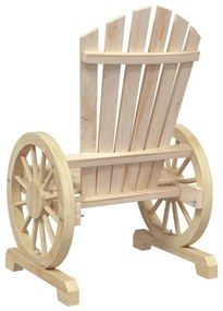 4 db tömör fenyőfa kerti Adirondack szék
