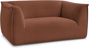 Narancssárga kordbársony kanapé 170 cm Giorgia – Bobochic Paris