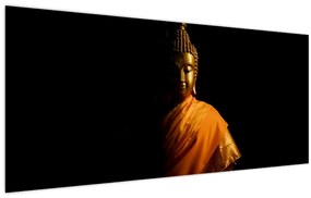 Kép - Arany Buddha szobor (120x50 cm)