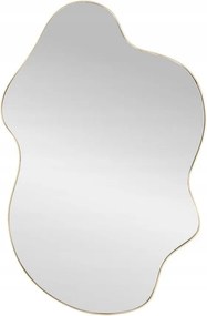 Falra akasztható tükör előszobába nappali fésülködőasztal arany keretben Essent